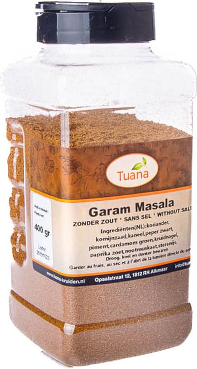 Tuana Kruiden - Garam Masala Kruidenmix - Strooibus 400 Gram - Tuanashop - GP-G-0001