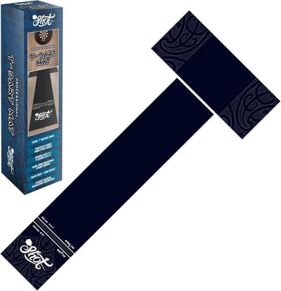Dartmat T-vorm - Vloerbeschermer Werplijn - Vloer Beschermen - Robuust Rubber - 300 x 60 cm - Zwart