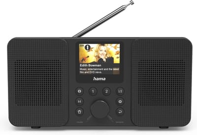 Hama Digitale radio "DIR10", DAB+/internetradio//Bluetooth® RX/app