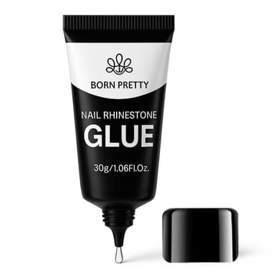 Born Pretty - Rhinestones lijm - 30 ml - Strasssteentjes lijm - Nailart lijm - Rhinestones glue - Nailart lijm - Gem glue - Decoratielijm - Lijm - Nagellijm