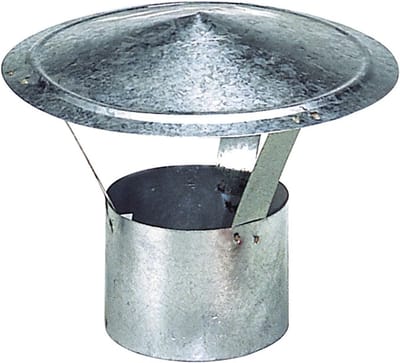 Verzinkte Afdekking voor Ovenpijp 200mm