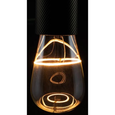 SEGULA LED Illusion rustiek E27 4W dim rook/helder