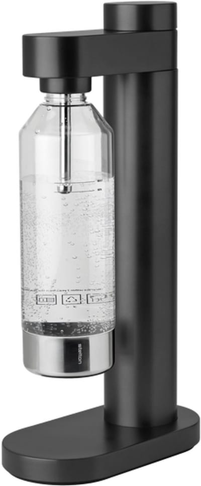 Stelton Brus - Sodawatermaker - Bruiswater - Carbonator - Zwart