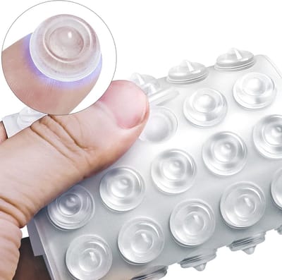 Kastbumpers - Rubberen bumpers - Geluid dempen - Zelfklevend - 200 stuks - Doorzichtig