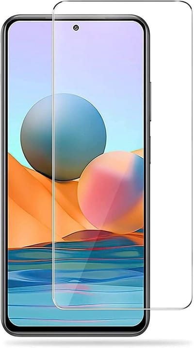Glasplaatje Geschikt voor: Xiaomi Redmi Note 10 - 1x Screenprotector - screen protector - glas - bescherm - beschermglas