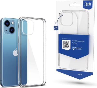 3mk Case for iPhone 13 silicone from the Clear Case series - transparent