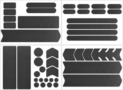 Stickers voor Fietskettingbescherming - Framebescherming Tape, Anti-Rub Scratch, Beschermfolie voor Mountain- en Racefietsen