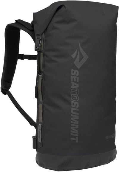 Sea to Summit Toeristische rugzak Rugzak Big River Dry Backpack 50L Jet Black Zwart