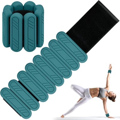SnelShoppen - Verstelbare Polsgewichten Set van 2, Gewicht Manchetten voor Pols en Enkel, Perfect voor Hiking, Jogging, Yoga, Aerobics, Pilates, Donke