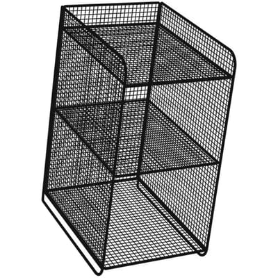 Opslagplank Metaal Zware Belasting Rek Zijplanken Tafel Einde Planken Houder voor Huishouden Slaapkamer Zwart zwart