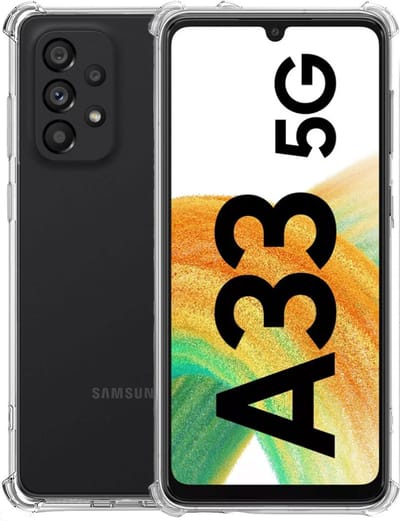 Geschikt voor Samsung A33 5G Hoesje – Shock Proof Case – Cover Transparant