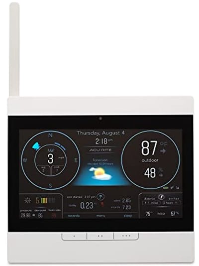 High-Definition Weerstation met Barometer - Binnen en Buiten Weer Metingen, Temperatuur, Vochtigheid, Windsnelheid en Programmeerbare Waarschuwingen