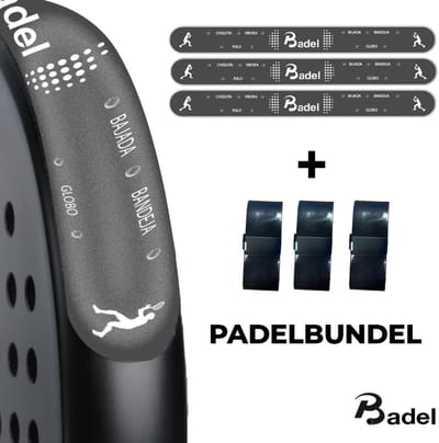 Badel® Padel Protector Bundel – 3 Stuks – Lichtgewicht Frame Bescherming – Geen Invloed op Balans