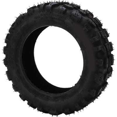 90 65‑6.5 Pneu à Vide en Caoutchouc Épais Pneu Tubeless Tout-Terrain pour Trottinette Électrique black