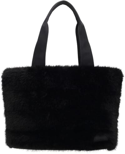 Zebra Trends Emma Handtas - Shopper - Schoudertas - Crossbody - Bont - Fur - Zwart