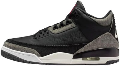 Air Jordan 3 Retro SP Zwart Denim Unisex Sneakers Gym-Rood IR0914-400 38 black