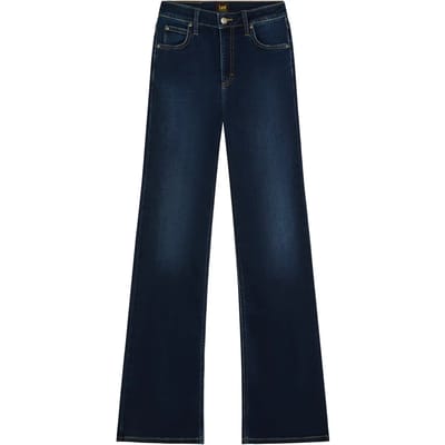 Lee - Lana - Dames Mid Rise Bootcut Jeans - Eternal Blue