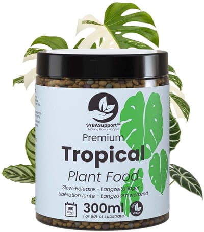 SYBASupport - Tropische Planten Voeding 300ml - Langzaam Vrijkomende Korrels voor Hydro & Mineraal