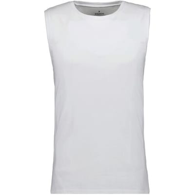 Ragman Ondermode Athletic Jersey Shirt Round Neck Wit / male