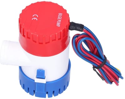 Allecto - 12V/24V Lenspomp - Geluidsarme Dompelpomp - Elektrisch - 750GPH - Afvoer en Irrigatie - Geschikt voor Schepen en Landbouw