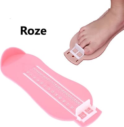 Voetmeter Kind I Schoenmaat Meter Kind I Schoenmeter Baby I Maatregel Baby I Roze