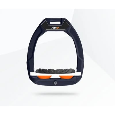 Veiligheidsstijgers Paardrijden Versteld Ultra Grip Groen/Wit/Oranje Flex-On Safe-On