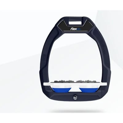 Veiligheidseisen voor paardrijden Plat Ultra Grip Marine/Wit/Blauw Flex-On Safe-On