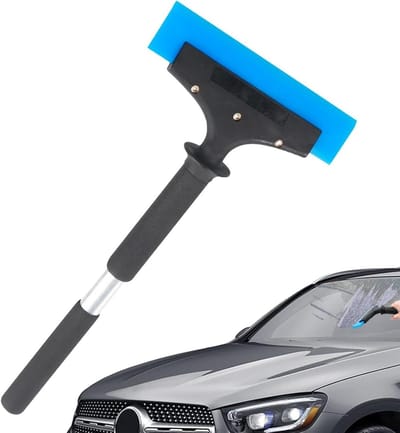 Ruit Sticker Remover - Lijmverwijderaar Schraper - Stickers Verwijderen - Ergonomisch Ontwerp - 20x43 cm - Grijs