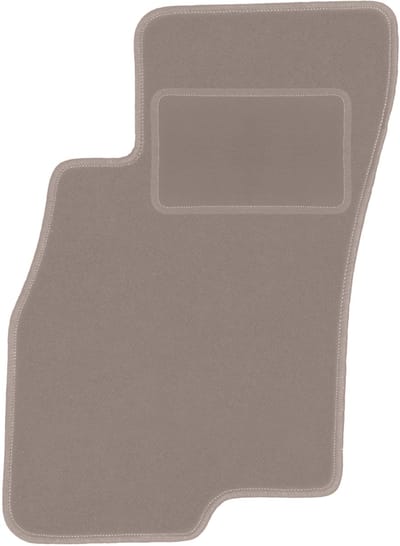 Beige bestuurdersmat voor: Fiat Punto EVO hatchback (2998-2012)