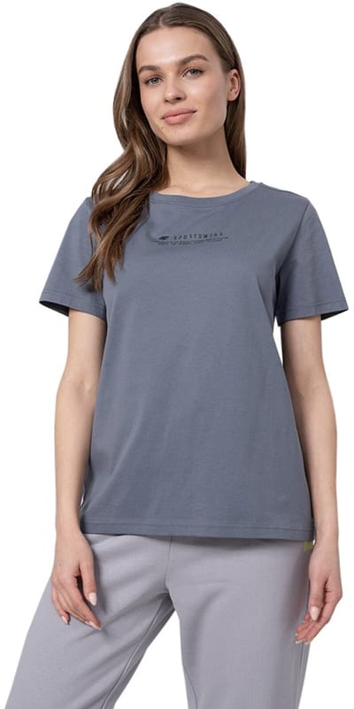 4F T-shirt Dames Grijs - Maat S
