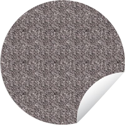 Tuincirkel Graniet - Patroon - Structuur - 60x60 cm - Ronde Tuinposter - Buiten