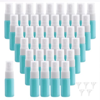 Dailygoods - 40 Stuks 10 ml Glazen Spuitfles voor Etherische Oliën - Lege Navulbare Reisfles