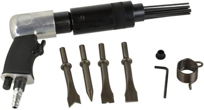 GEKO Luchthamer set - ergonomisch pistoolgreep - inclusief beitels - voor roestverwijdering en reiniging