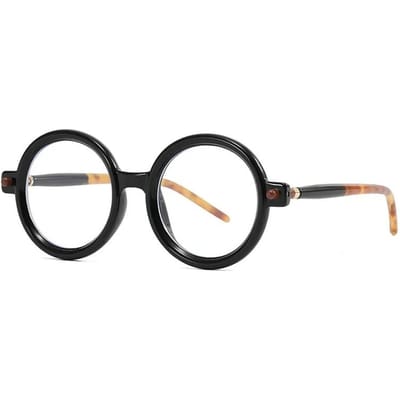 Unisex Designer Luxe Vintage Zonnebril Retro Rond Zonneklep UV400 Bescherming Mode Vrouwen Mannen AS PICTURE