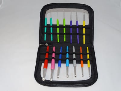 Lana Grossa Haaknaalden Set in Luxe Etui