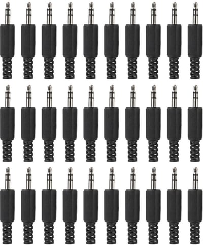 Dailygoods - 30 Stuks 3,5 mm Stereo Vervangende Reparatiepluggen