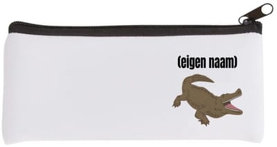 Akyol - krokodil met eigen naam Etui - Krokodil - krokodillen liefhebbers - iemand die houdt van krokodillen - verjaardag - cadeau - kado - 20 bij 9 cm