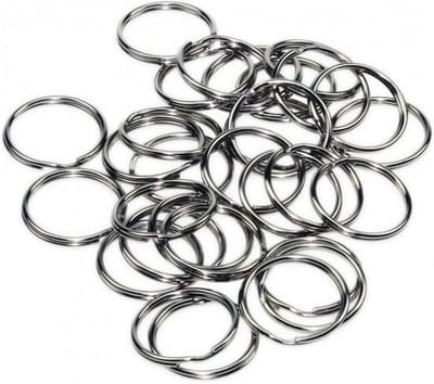 Benson Sleutelringen - 40x - metaal - 20x 24mm / 20x 30mm