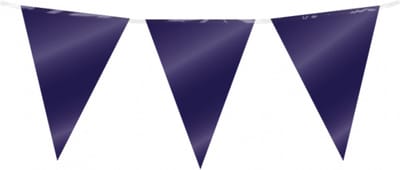 Vlaggenlijn Folie Donkerblauw - 10 meter