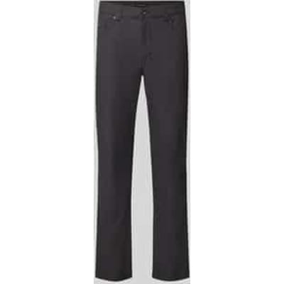 straight fit broek van katoenmix model 'Yarn'