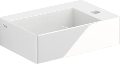Clou Flush fontein 35.5x24.5cm inclusief plug met kraangat keramiek glanzend wit