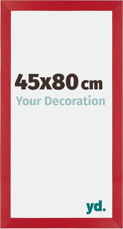 Your Decoration - Fotolijst 45x80 cm - MDF - Rood - Mura