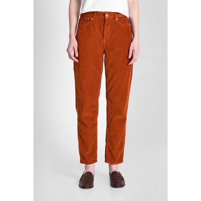 Kings Of Indigo Caroline Cropped Pottery Clay Size: W24L29 | Straight Pants Outlet | Dames | Oranje