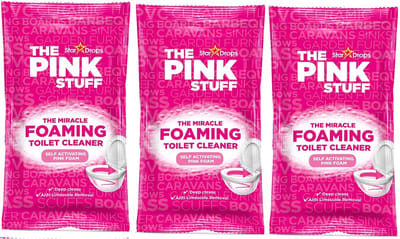 The Pink Stuff The Miracle Schuimende Toiletreiniger 3 x 100 gr - Voordeelverpakking 24 stuks