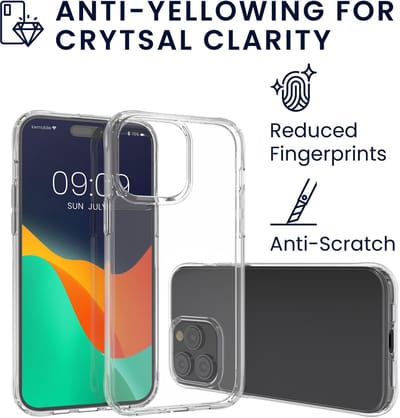 kwmobile set telefoonhoesje en screenprotectors - Geschikt voor Apple iPhone 14 Pro Max - Kunststof back cover - 2x screenprotector - 2x camera protector