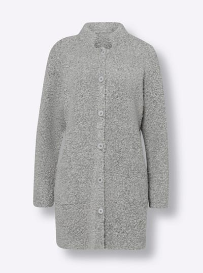 Lang gebreid vest