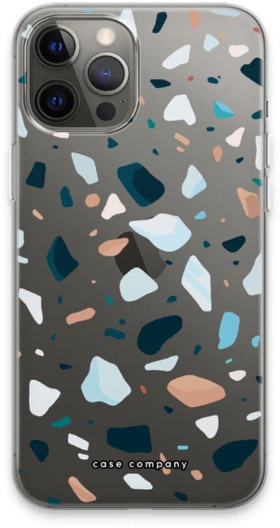 Case Company® - Hoesje geschikt voor iPhone 13 Pro Max hoesje - Terrazzo N°13 - Soft Cover Telefoonhoesje - Bescherming aan alle Kanten en Schermrand