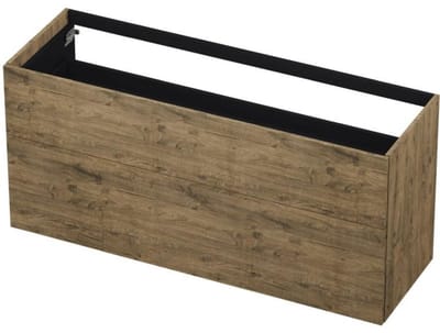 INK - Onderkast 2 Laden Push To Open 65cm Hout Decor - 1400x450x650 Mm - Naturel Eiken