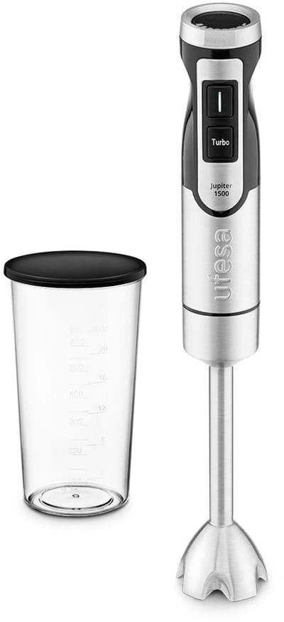 Ufesa Jupiter 1500 Staafmixer – 1500W – RVS Staafmixer – Turbofunctie – Ergonomische Grip – Zwart