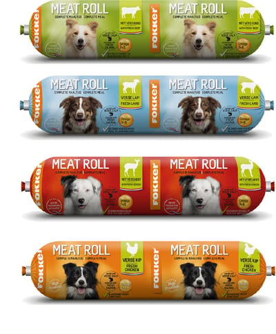 Mixverpakking Fokker Meat Rolls hondensnacks